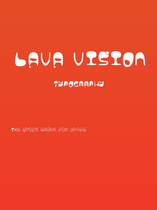 Lava Vision Poster