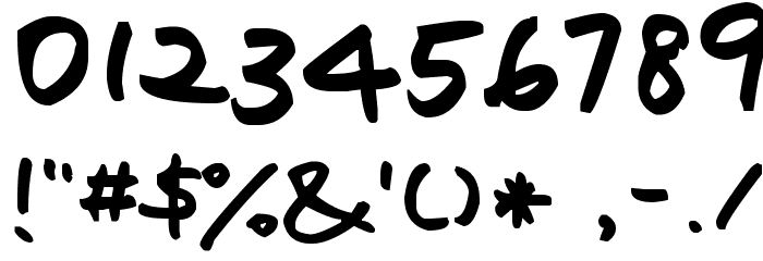 Lavalamp Font OTHER CHARS