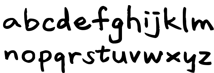 Lavalamp Font LOWERCASE