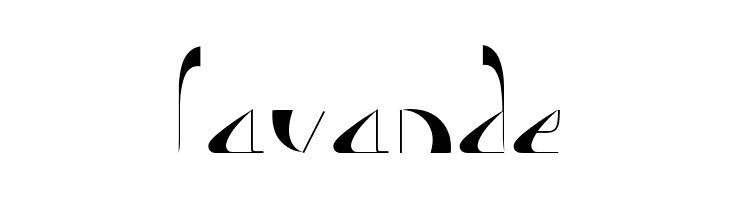 Lavande  font caratteri gratis