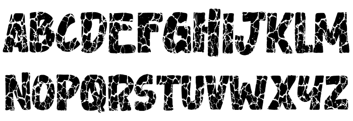 Lavarock Font LOWERCASE