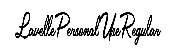 Lavelle Personal Use Regular  नि: शुल्क फ़ॉन्ट्स डाउनलोड
