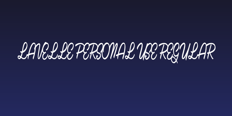 Lavelle Personal Use Regular Social Header
