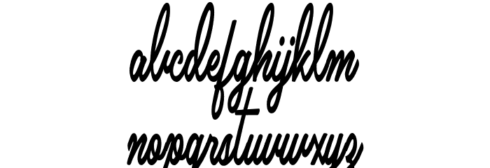 Lavelle Personal Use Regular Font LOWERCASE