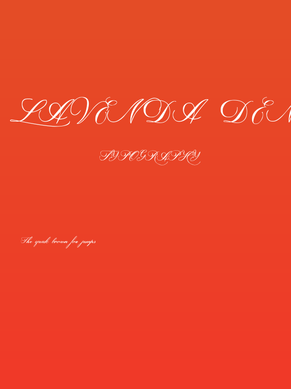 Lavenda Demo - Free For Persona Poster