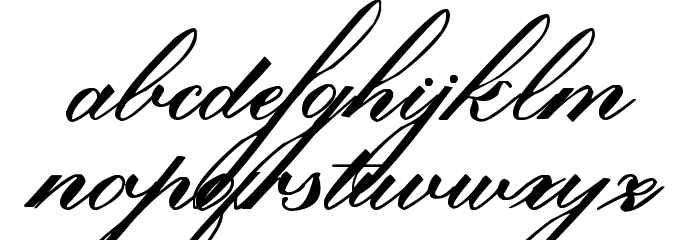 Lavenda Demo-FreeForPersonalUse Font LOWERCASE