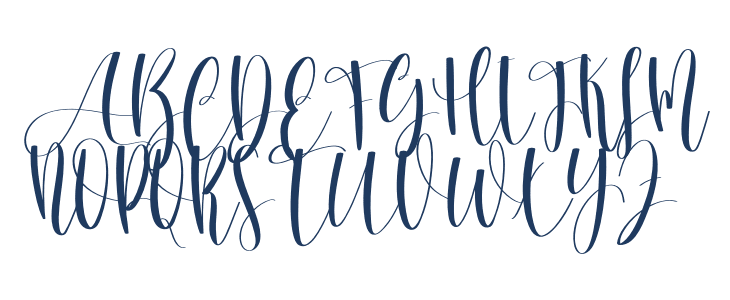 Lavender Christmas Uppercase