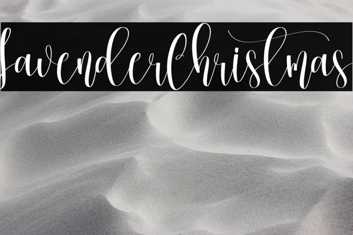 Lavender Christmas Example 3