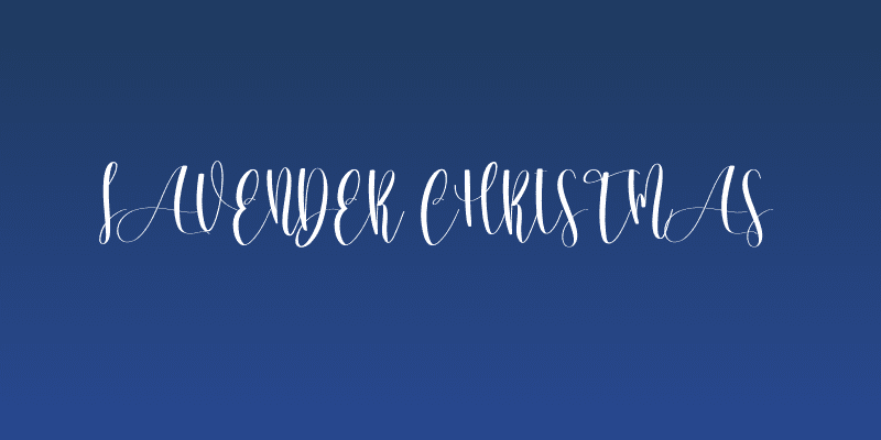 Lavender Christmas Social Header