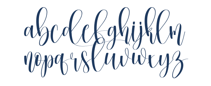 Lavender Christmas Lowercase