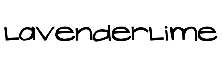 Lavender Lime Schriftart