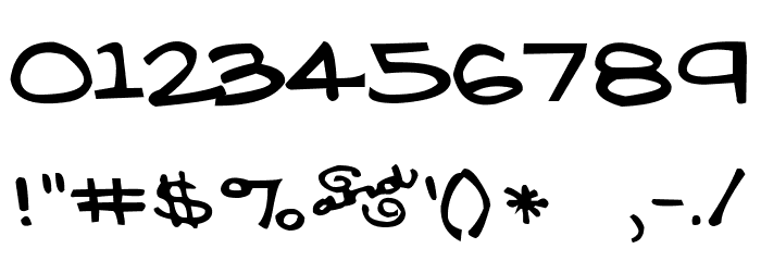Lavender Lime Font OTHER CHARS