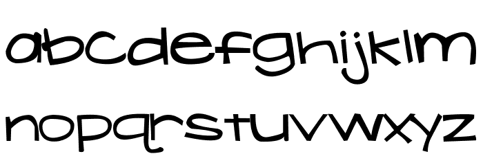 Lavender Lime Font LOWERCASE