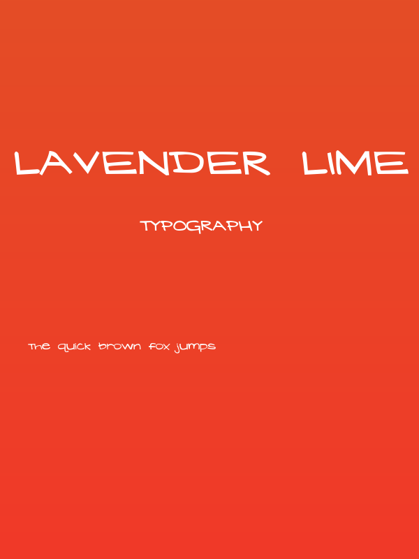 Lavender Lime Poster