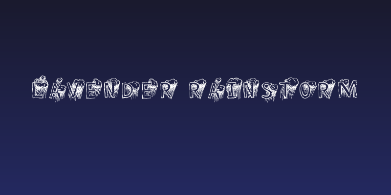 Lavender Rainstorm Social Header