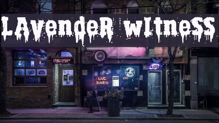 Lavender Witness لخطوط تنزيل examples