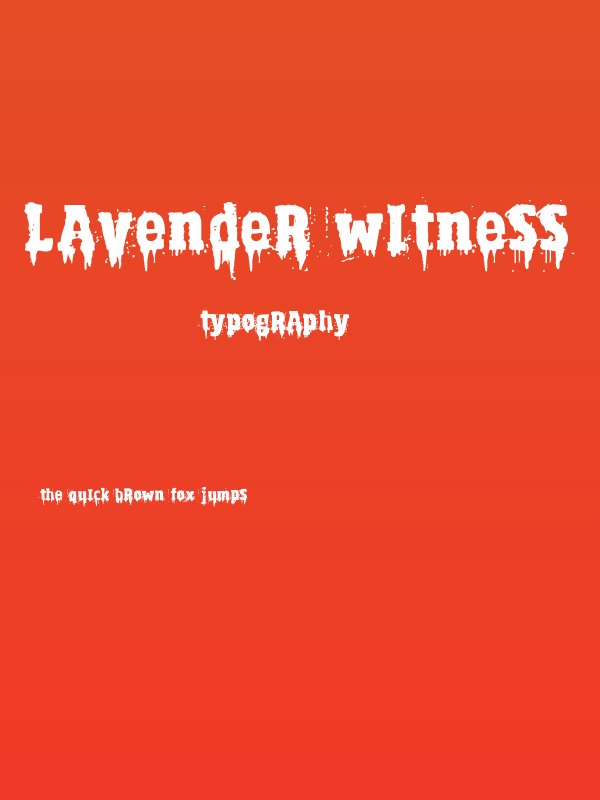 Lavender Witness Poster