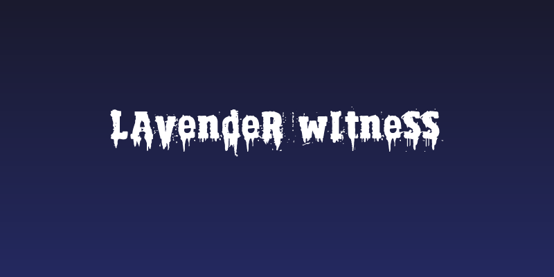 Lavender Witness Social Header
