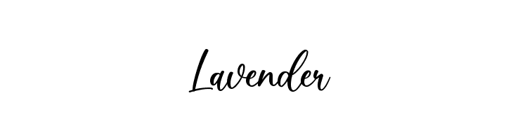 Lavender  Descarca Fonturi Gratis