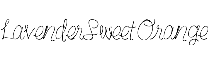 LavenderSweetOrange Font
