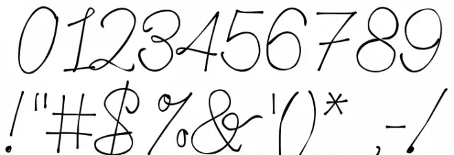 LavenderSweetOrange Font OTHER CHARS