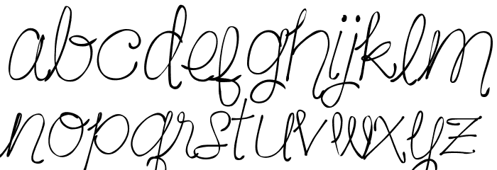 LavenderSweetOrange Font LOWERCASE