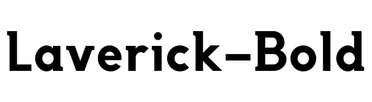 Laverick-Bold Font