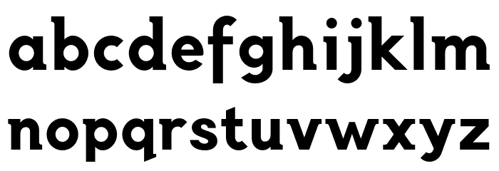 Laverick-Bold Font LOWERCASE