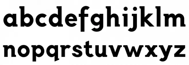 Laverick-Bold Font LOWERCASE