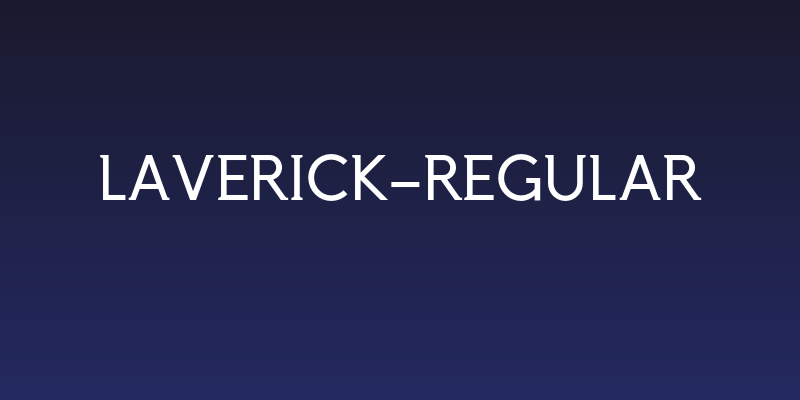 Laverick-Regular Social Header