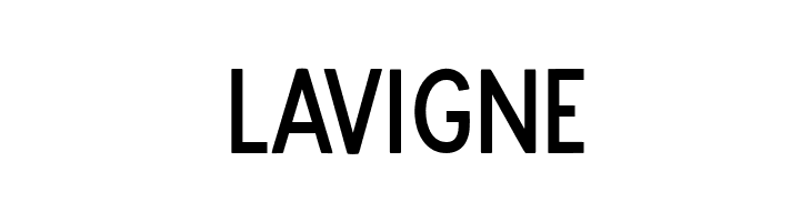 Lavigne  font caratteri gratis