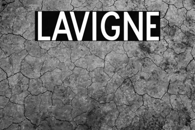 Lavigne Font examples