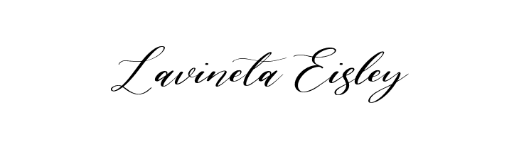 Lavineta Eisley  नि: शुल्क फ़ॉन्ट्स डाउनलोड