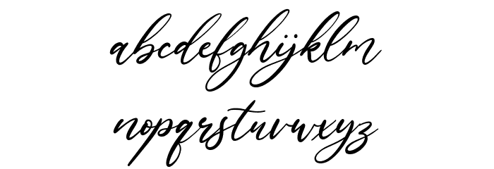 Lavineta Font LOWERCASE
