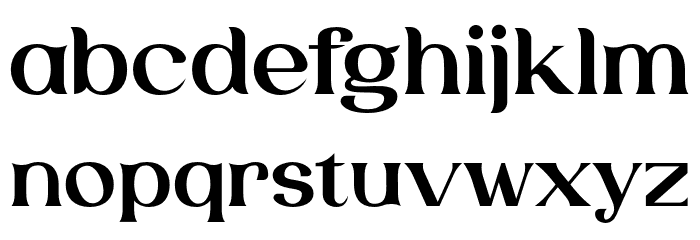 LaviossaMedium Font LOWERCASE