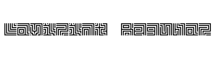 Lavirint Regular  免费字体下载