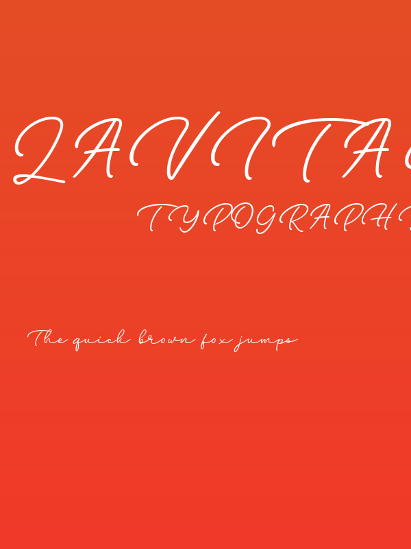 Lavitanie FREE PERSONAL Regular Poster