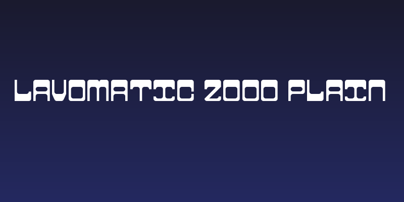 Lavomatic 2000 Plain Social Header