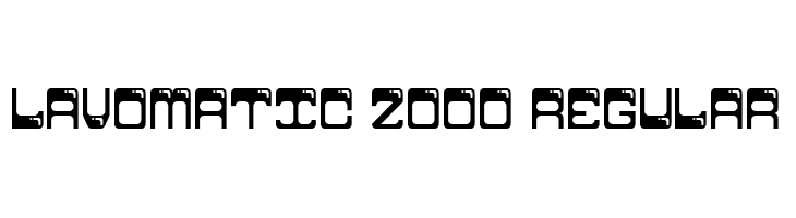 Lavomatic 2000 Regular  Frei Schriftart Herunterladen