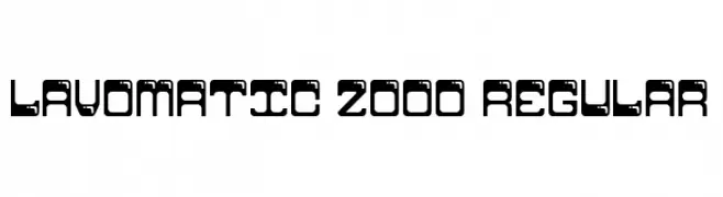 Lavomatic 2000 Regular  Frei Schriftart Herunterladen