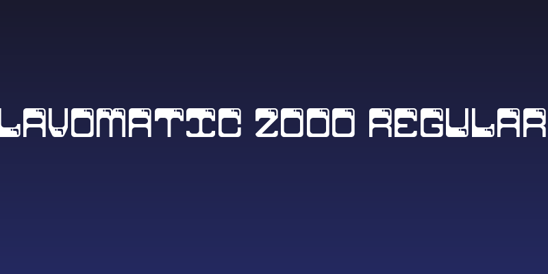Lavomatic 2000 Regular Social Header