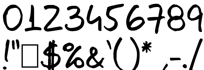 LavosHandy!` Font OTHER CHARS