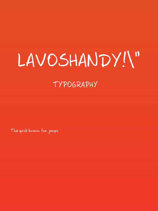 LavosHandy!" Poster