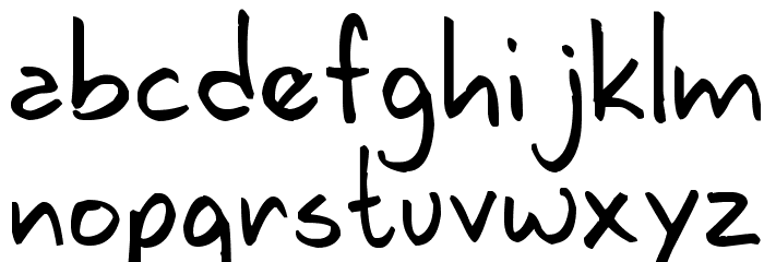 LavosHandy!` Font LOWERCASE