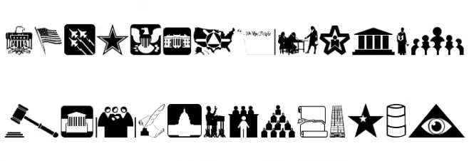Law & Order Font UPPERCASE