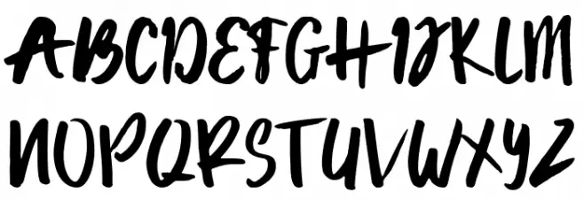 Lawar Schriftart Groß