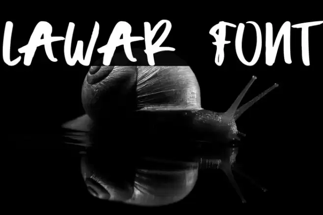 Lawar Font examples