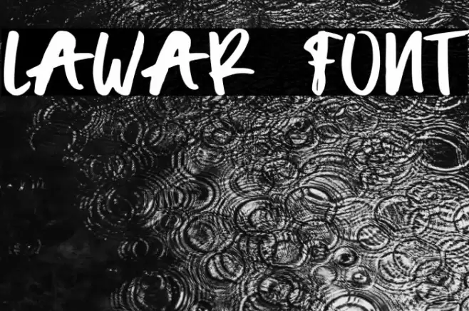 Lawar Font examples