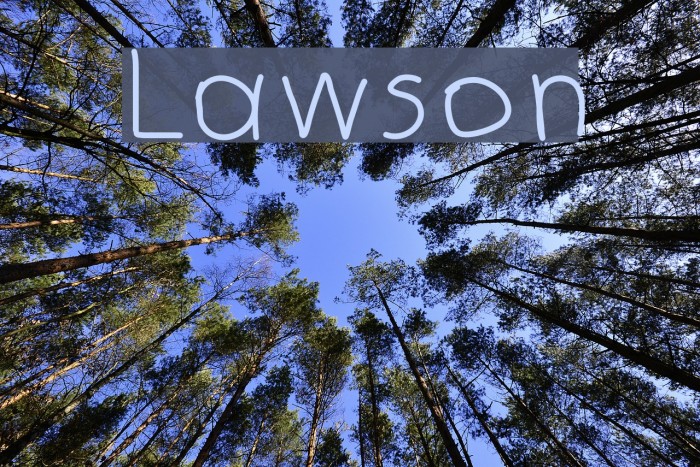 Lawson Font examples