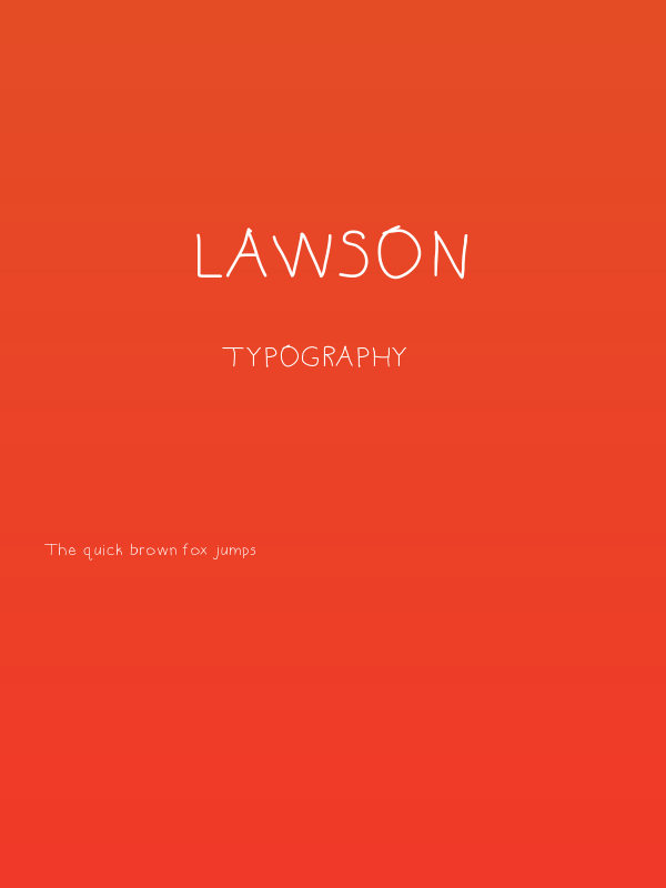 Lawson Poster